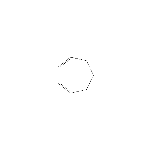 Chemical structure of 1,3-Cycloheptadiene