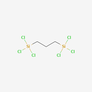 Chemical structure of 1,3-BIS(TRICHLOROSILYL)PROPANE