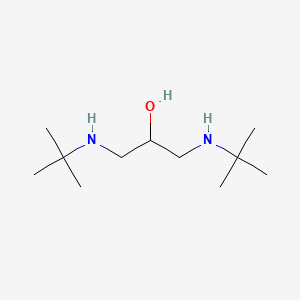 Chemical structure of 1,3-Bis(tert-butylamino)propan-2-ol