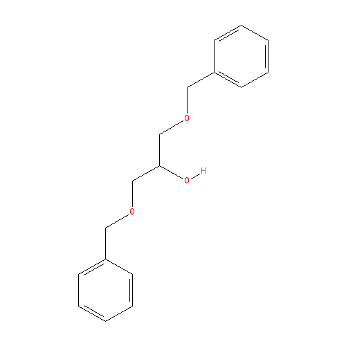 Chemical structure of 1,3-Bis(benzyloxy)-2-propanol
