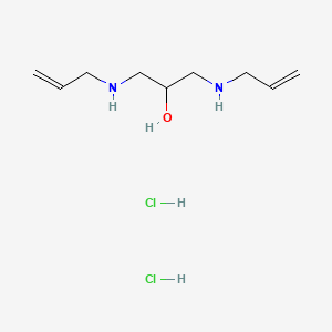 Chemical structure of 1,3-bis(allylamino)propan-2-ol dihydrochloride
