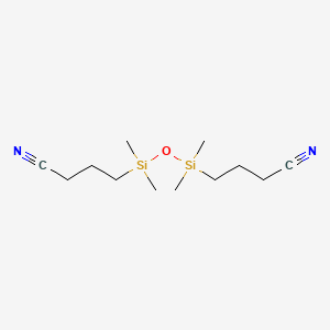 Chemical structure of 1,3-BIS(3-CYANOPROPYL)TETRAMETHYLDISILOXANE