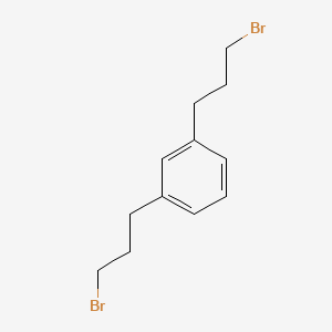 Chemical structure of 1,3-Bis(3,bromopropyl)benzene