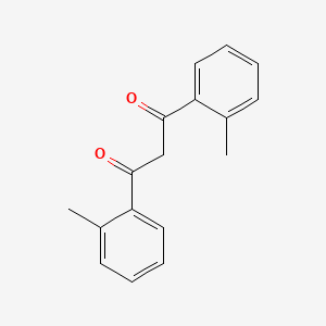 Chemical structure of 1,3-Bis(2-methylphenyl)propane-1,3-dione