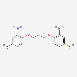 Chemical structure of 1,3-Bis(2,4-diaminophenoxy)propane