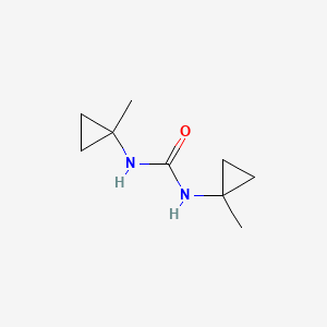 Chemical structure of 1,3-Bis(1-methylcyclopropyl)urea