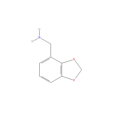 Chemical structure of 1,3-Benzodioxole-4-methanamine