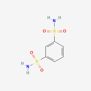 Chemical structure of 1,3-Benzenedisulfonamide