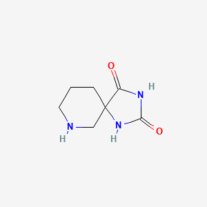 Chemical structure of 1,3,7-Triazaspiro[4.5]decane-2,4-dione