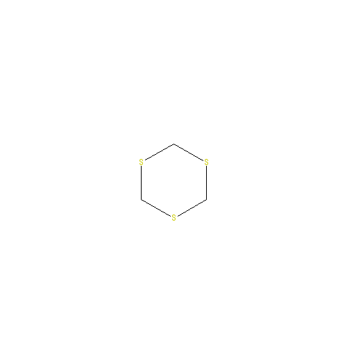 Chemical structure of 1,3,5-Trithiane