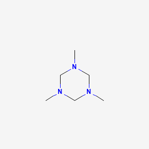 Chemical structure of 1,3,5-Trimethylhexahydro-1,3,5-triazine