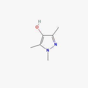 Chemical structure of trimethyl-1H-pyrazol-4-ol