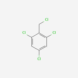 Chemical structure of 1,3,5-Trichloro-2-(chloromethyl)benzene