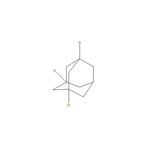 Chemical structure of 1,3,5-Tribromoadamantane