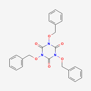 Chemical structure of 1,3,5-Benzyloxy-1,3,5-triazinane-2,4,6-trione