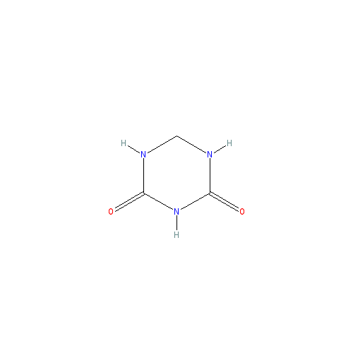 Chemical structure of 1,3,5-Triazinane-2,4-dione