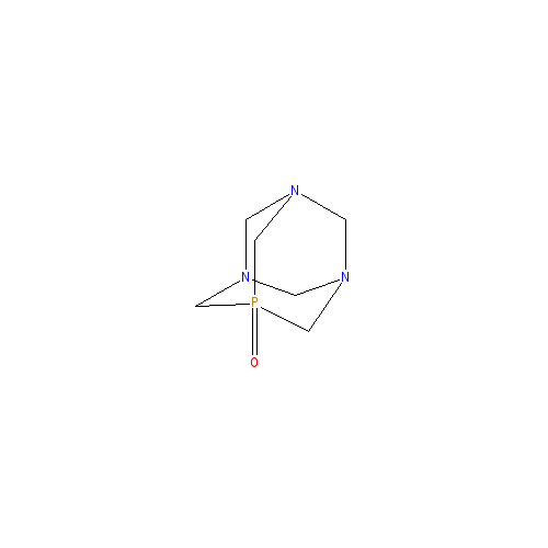 Chemical structure of 1,3,5-Triaza-7-phosphaadamantane 7-oxide