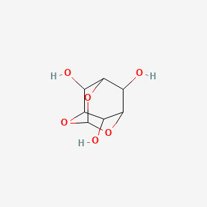 Chemical structure of 1,3,5-O-methylidyne-myo-inositol