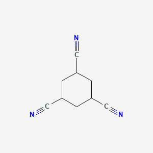 Chemical structure of 1,3,5-Cyclohexanetricarbonitrile