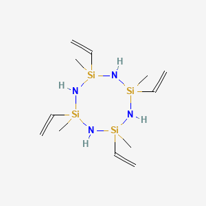 Chemical structure of 1,3,5,7-TETRAMETHYL-1,3,5,7-TETRAVINYLCYCLOTETRASILAZANE