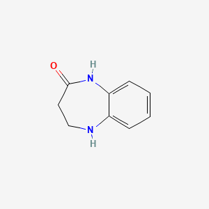 Chemical structure of 1,3,4,5-Tetrahydro-2H-1,5-benzodiazepin-2-one