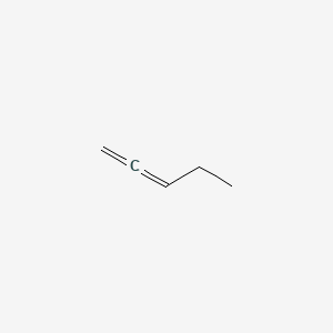Chemical structure of 1,2-Pentadiene