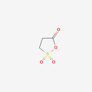 Chemical structure of 1,2-Oxathiolan-5-one 2,2-dioxide