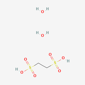 Chemical structure of 1,2-Ethanedisulfonic Acid Dihydrate