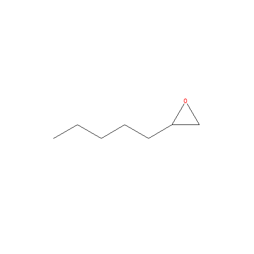 Chemical structure of 1,2-Epoxyheptane