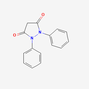 Chemical structure of 1,2-Diphenylpyrazolidine-3,5-dione