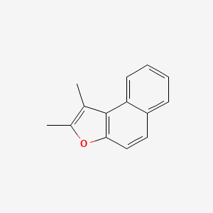 Chemical structure of 1,2-Dimethyl-naphtho[2,1-b]furan
