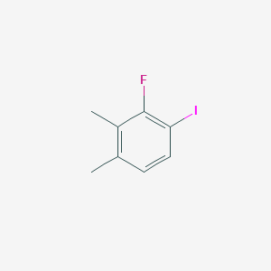 Chemical structure of 1,2-Dimethyl-3-fluoro-4-iodobenzene
