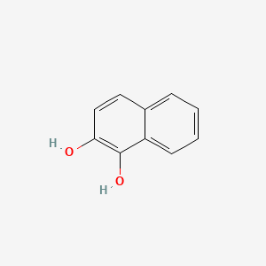 Chemical structure of 1,2-Dihydroxynaphthalene