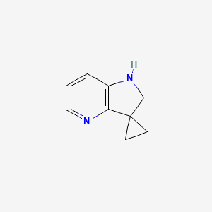 Chemical structure of 1',2'-DIHYDROSPIRO[CYCLOPROPANE-1,3'-PYRROLO[3,2-B]PYRIDINE]