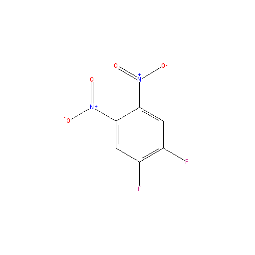 Chemical structure of 1,2-Difluoro-4,5-dinitrobenzene