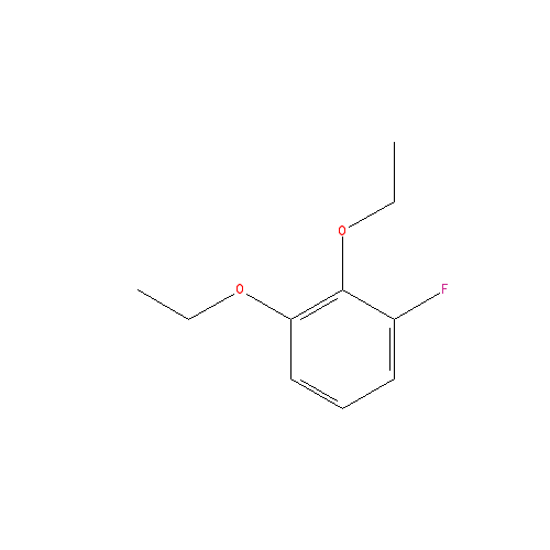 Chemical structure of 1,2-Diethoxy-3-fluorobenzene
