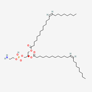 Chemical structure of 1,2-Dierucoyl-sn-glycero-3-phosphoethanolamine