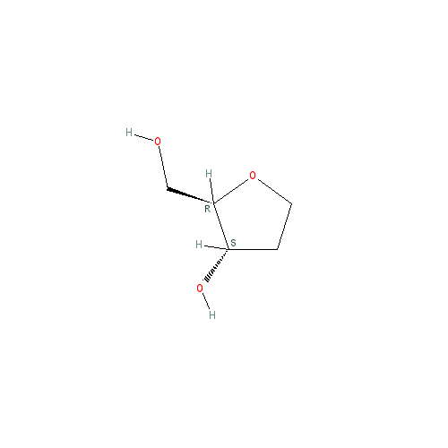 Chemical structure of 1,2-Dideoxyribofuranose