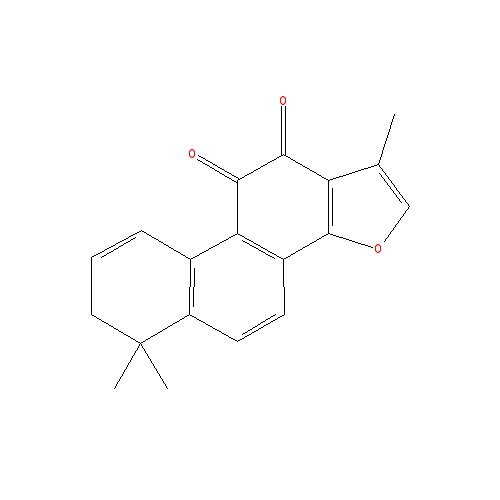 Chemical structure of Dehydrotanshinone II A