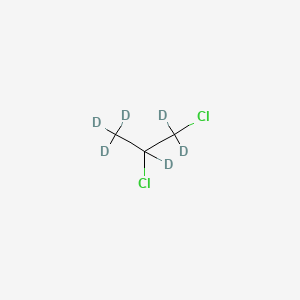 Chemical structure of 1,2-Dichloropropane-d6