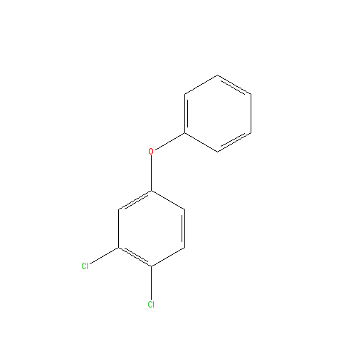 Chemical structure of 3,4-Dichlorodiphenyl ether