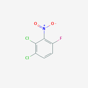 Chemical structure of 1,2-Dichloro-4-fluoro-3-nitrobenzene