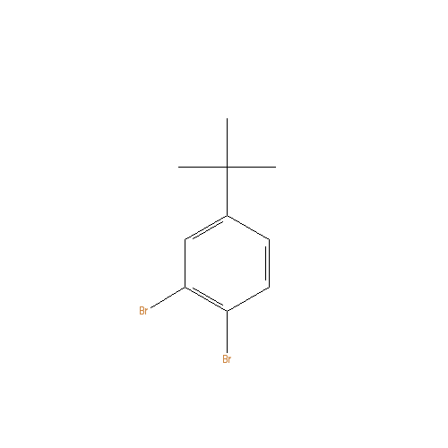 Chemical structure of 1,2-Dibromo-4-tert-butylbenzene