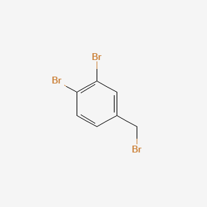 Chemical structure of 1,2-Dibromo-4-(bromomethyl)benzene