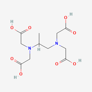 Chemical structure of 1,2-Diaminopropane-N,N,N',N'-tetraacetic Acid