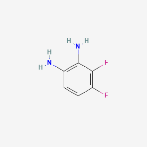Chemical structure of 1,2-Diamino-3,4-difluorobenzene