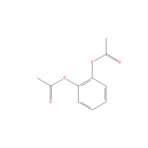 Chemical structure of Catechol diacetate