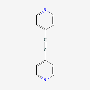 Chemical structure of 1,2-Di(pyridin-4-yl)ethyne
