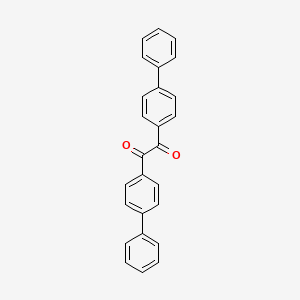 Chemical structure of 1,2-di(biphenyl-4-yl)ethane-1,2-dione