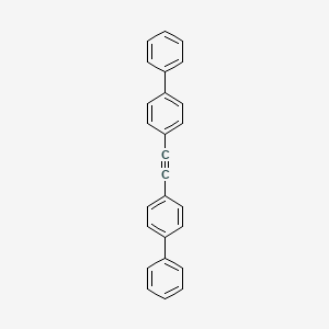 Chemical structure of 1,2-Di([1,1'-biphenyl]-4-yl)ethyne